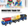 TOPINCN Trains Set for Toddlers, 3Pcs Electric Trains Toy Magnetic Connection Toys for Kids, Motorized Trucks Early Education Sensory for Boys Girls view 2