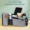 Guiseapue Universal Stroller Organizer with Cup Holder: Baby Essentials, Stroller Caddy with Shoulder Strap, Detachable Phone Bag, Stroller Accessories, Chirstmas New Moms Baby Gifts view 2