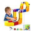 3D Infinity Track Set, Magnetic Train for Toddlers Ages 3-6, Flexible & Buildable Railway Toys for Toddlers, Electric Gravity Defying Car, STEM Educational Building Track Toys for Boys & Girls(51 Pcs) view 1