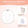 12pcs Breast Pump Replacement Parts for eufy, Includes Silicone Diaphragms Duckbill Valves & Nozzle Covers Durable Breast Pump Accessories Compatible with eufy S1 Pro/S1/E10/E20 view 3