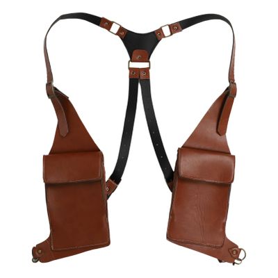 Alvivi Roomy Retro Underarm Purse Gothic Victorian Style Armpit Bag with Multiple Pockets Great for Halloween Costume Brown 1 One Size
