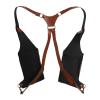 Alvivi Roomy Retro Underarm Purse Gothic Victorian Style Armpit Bag with Multiple Pockets Great for Halloween Costume Brown 1 One Size view 2