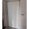 AMUFJJ No-Drilling Folding Doors Internal White with Lock, 24 28 30 32 34 36 38 42 48 52 54 58 60 inch Customizable Concertina Door Gate for Balcony/Closet/Utility Room(W 24in,H 80in) view 1