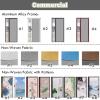 AMUFJJ No-Drilling Folding Doors Internal White with Lock, 24 28 30 32 34 36 38 42 48 52 54 58 60 inch Customizable Concertina Door Gate for Balcony/Closet/Utility Room(W 24in,H 80in) view 2