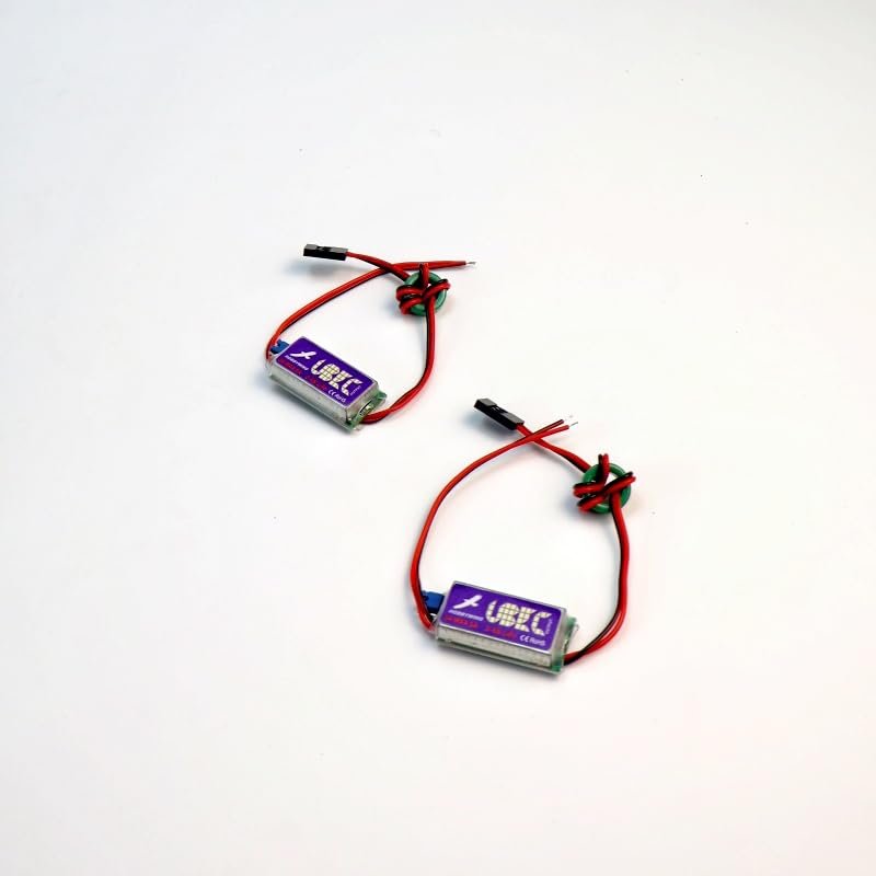 1/2pcs 3A Switch Mode UBEC Output 5V 6V max 5A Lowest RF Noise (UBEC,3A UBEC)(2pcs)