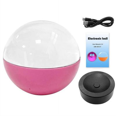 Memory Orb,3D Ultrasound Crystal Ball Video Player,Personalized Led Memory Sphere Christmas Ornament Crystal Ball,Uploadable Videos & Photos,DIY Gift for Anniversary,Birthday,Christmas(Pink)