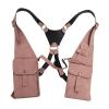 Alvivi Roomy Retro Underarm Purse Gothic Victorian Style Armpit Bag with Multiple Pockets Great for Halloween Costume Pink 2 One Size view 1