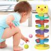 Ball Tower - Multiple Layers Educational Sound Toy, Sturdy Colorful Lovely Novelty Funny Slide Toy for Boys Girls STEM Developmental Fun Learning view 2
