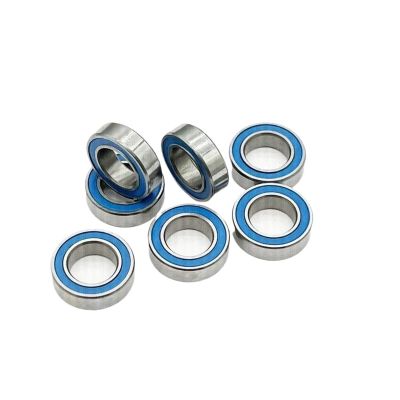 10PCS RC Motor Double 6801-2RS Bearing 12x21x5mm Sealed Blue Thin-Walled 6801 RS Ball Bearing 6801 2RS