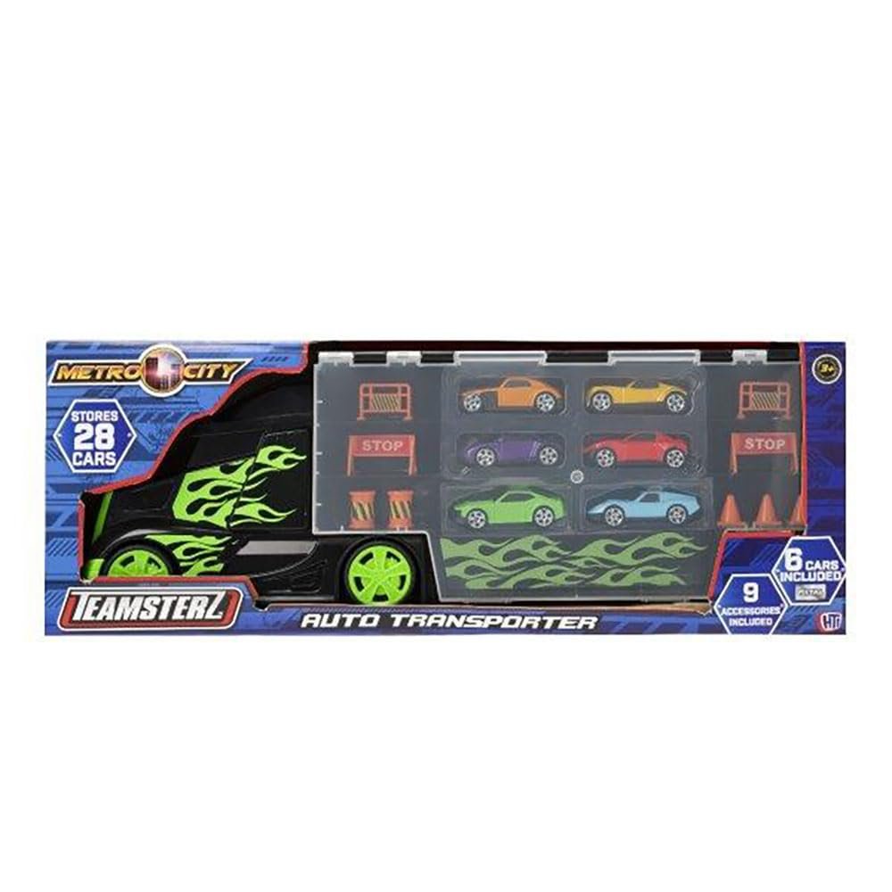 Teamsterz Metro City Medium Car Carriers, Pack of 6