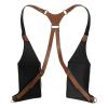 Alvivi Roomy Retro Underarm Purse Gothic Victorian Style Armpit Bag with Multiple Pockets Great for Halloween Costume Orange 1 One Size view 2