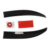 3Pcs Rear Trunk Lid Wing SPO, Glossy Black ABS Car Rear Trunk SPO, Fi, Angle for Enhanced Stabi and Aers view 2
