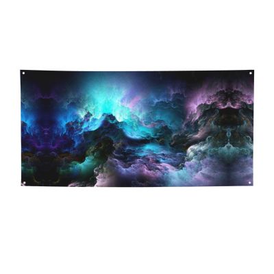 3d Graphics Universe Space Print Versatile Party Banner,Happy Birthday Decor,For Birthday Party Decorations And Supplies