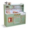 Teamson Kids Little Chef St. Louis Retro Wooden Play Kitchen for Toddlers, Green Pretend Kitchen Set with Ice Maker, Backsplash & 15 Accessories, Toy for Kids Ages 3+ view 1