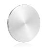 Metal Spinning Top Base, Double-Concave, Stainless Steel, Large Diameter, Anti-Fall, Durability, Smooth, Low Friction, Extends Spin Time (L, Silver) view 1