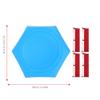 Hapivida Burst Gyro Disk, Duel Battle Spinning Accessory for Kids, Full Size Dreidel Set with Guardrails and Portable Design for Championship Play (Pearl Blue) view 2