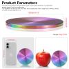 Metal Spinning Top Base, Double-Concave, Stainless Steel, Large Diameter, Anti-Fall, Durability, Smooth, Low Friction, Extends Spin Time (L, Colorful) view 2