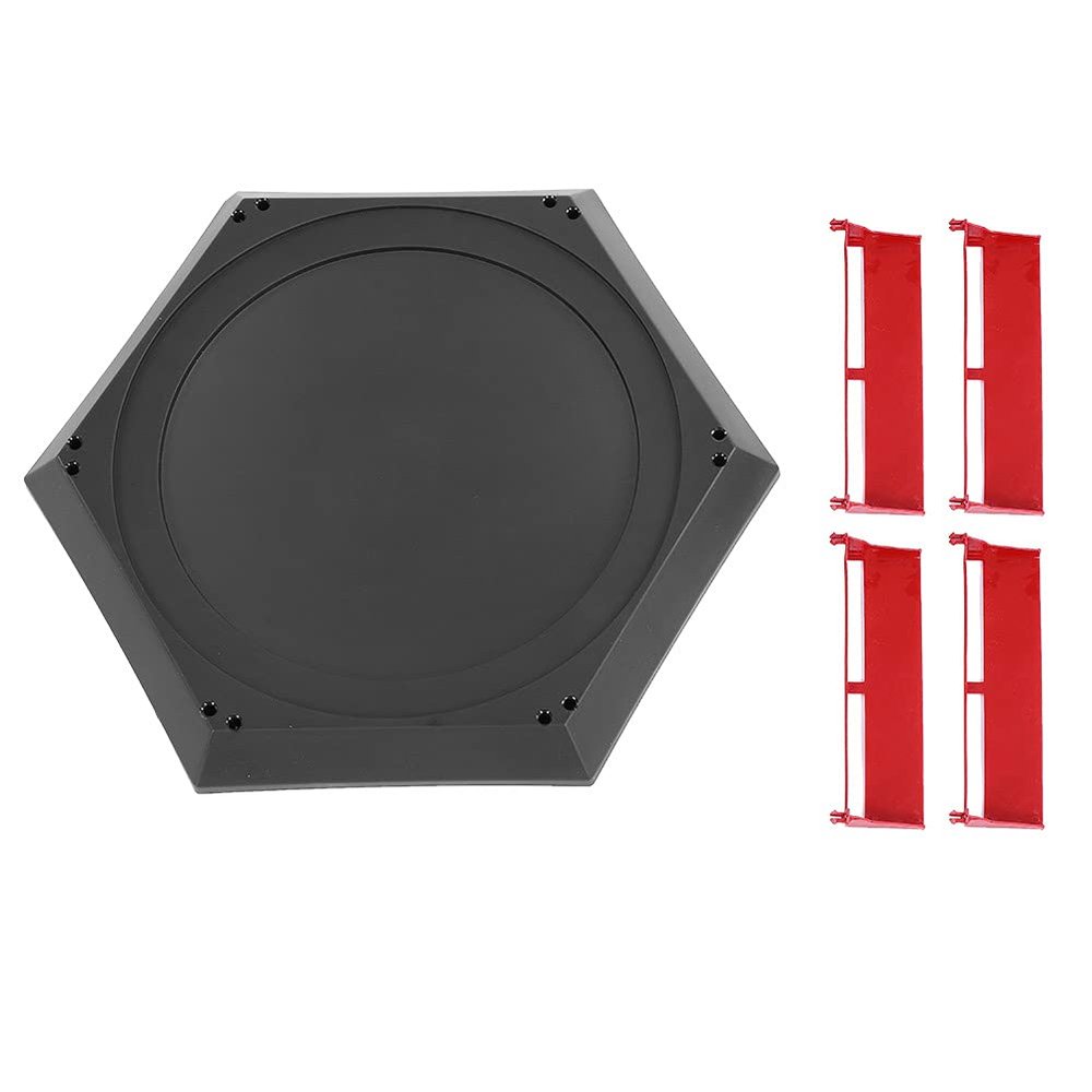Hapivida Burst Gyro Disk, Duel Battle Spinning Accessory for Kids, Full Size Dreidel Set with Guardrails and Portable Design for Championship Play (Black)