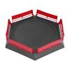 Hapivida Burst Gyro Disk, Duel Battle Spinning Accessory for Kids, Full Size Dreidel Set with Guardrails and Portable Design for Championship Play (Black) view 2
