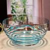 KCSWKJ Swirl Acrylic Serving Bowls, Unbreakable Large Plastic Bowls, Soup Bowls, Salad Bowls, Cereal Bowl for Snacks, BPA Free view 2