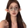 qynyxbh Cyberpunk Metal Men's and Women's Face Accessories+Elf Earshape Adjustable Fluid Mechanical Sense Men's and Women's Face Accessories Ear Set view 3