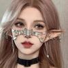 qynyxbh Cyberpunk Metal Men's and Women's Face Accessories+Elf Earshape Adjustable Fluid Mechanical Sense Men's and Women's Face Accessories Ear Set view 4
