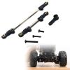 2Pcs Adjustable Steering Servo Links High Strength RC Pull Rod Tie Rod for H12Y H12Y+ 1/12 RC Car Modification- Black view 4