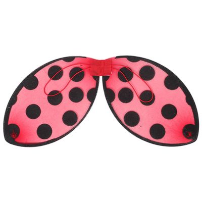 ULTECHNOVO Foldable Ladybug Wings for Kids, Red Lightweight Performance Prop with Safety Non-Toxic Material, Perfect for Children's Stage Shows, Parties, Dress Up & Cosplay, Easy to Carry and Store