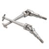 2X Transmission Axle for RC Cars, Metal Driveshafts for DIY Projects in Scale 1/16- Argent view 1