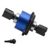 1/8 RC Car Differential 35+8T Gear Ratio Aluminum Alloy Differential Gearbox 1.1 Module- Blue view 1