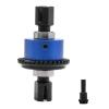 1/8 RC Car Differential 35+8T Gear Ratio Aluminum Alloy Differential Gearbox 1.1 Module- Blue view 2