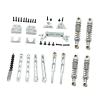 1/12 RC Upgrades Kit Front Rear Axle Fixed Pull Rods Metal Shock Absorber Brackets Fixing Components for MN82 RC Car DIY Accessories- Silver view 1