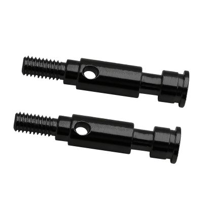 2Pcs Stub Axle Drive Shaft W269 Replacement Parts for 1/10 2WD Goron Series RC Vehicles- Black