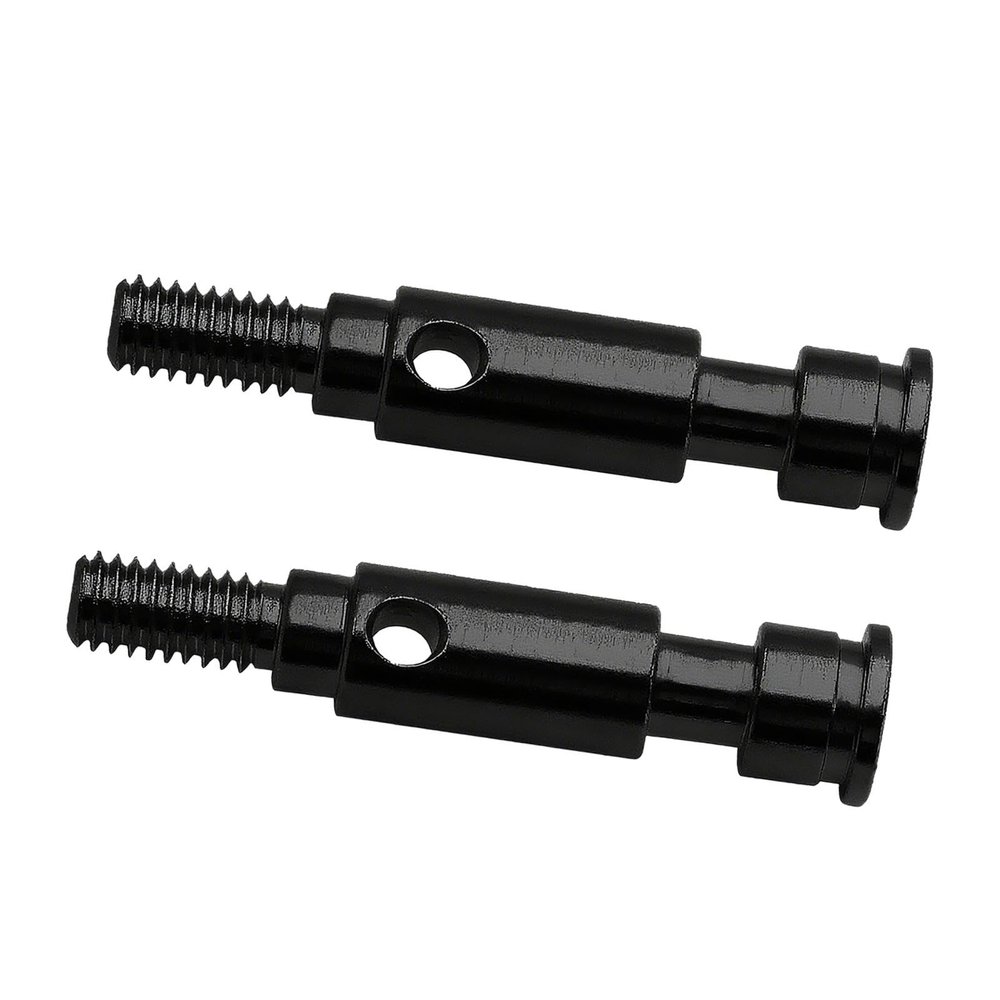2Pcs Stub Axle Drive Shaft W269 Replacement Parts for 1/10 2WD Goron Series RC Vehicles- Black