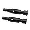 2Pcs Stub Axle Drive Shaft W269 Replacement Parts for 1/10 2WD Goron Series RC Vehicles- Black view 1