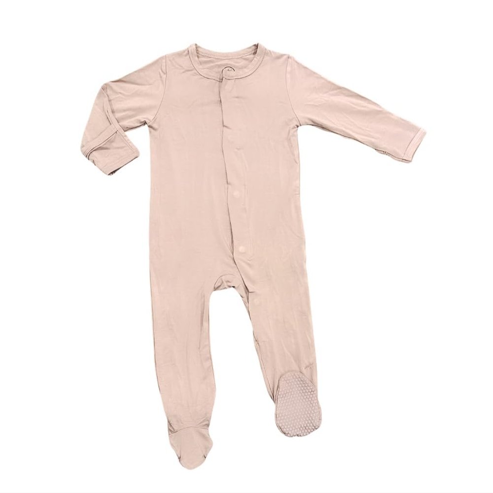 Avee & Co Footie Pajamas - Quick Magnetic Fastener Sleeper for Baby Boy and Girl (0-24 months) (US, Age, 0 Months, 24 Months, 1, Aspen)