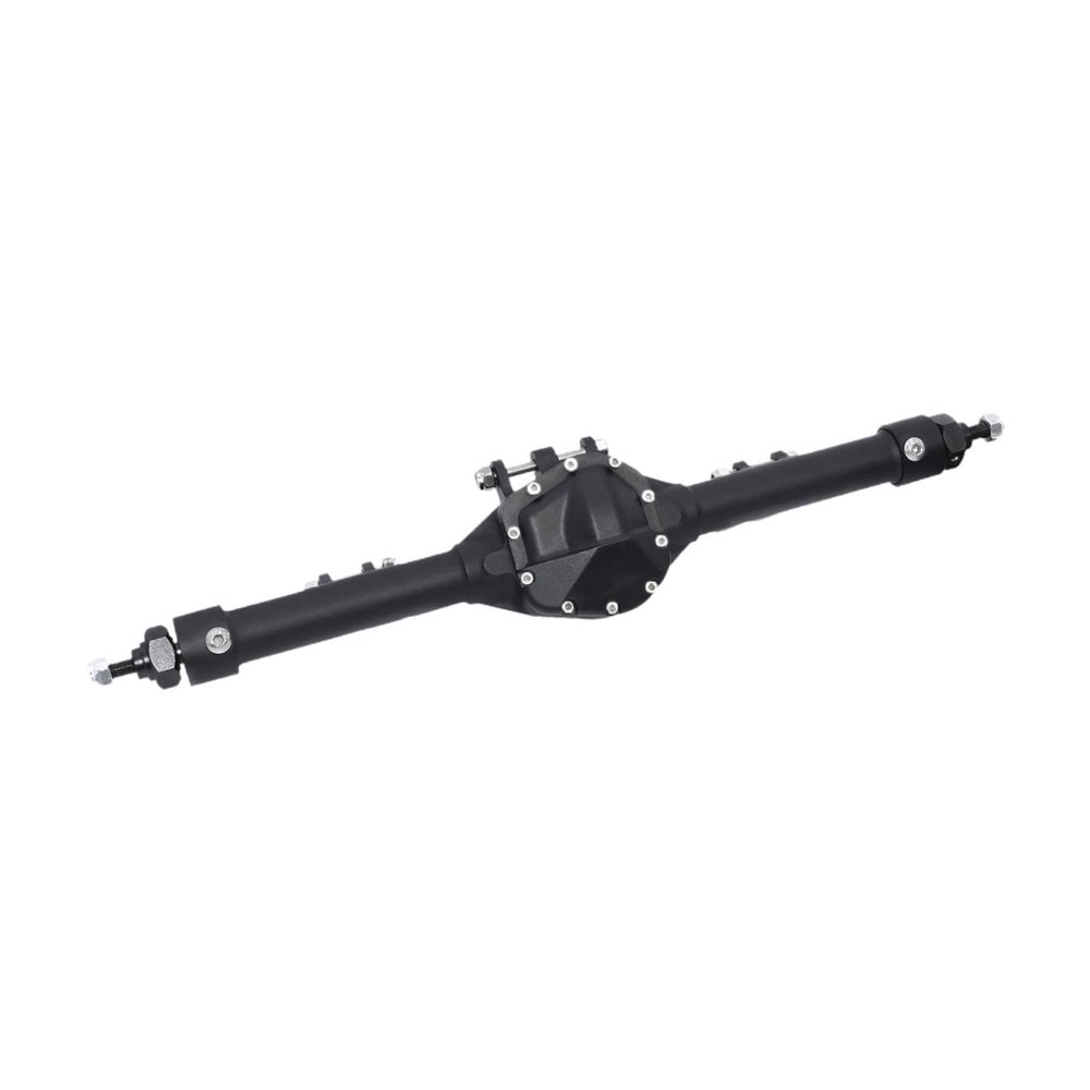 1/10 RC Car Axle Straight Replacement 217mm Aluminum Spare Part Heavy Duty Remote Control Vehicle Repair Accessories- Black Rear
