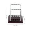 Pissente Newton's Cradle Pendulum Balls Physics Science Desk Toy with Steel Balls for Home Office Decor view 3