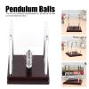 Pissente Newton's Cradle Pendulum Balls Physics Science Desk Toy with Steel Balls for Home Office Decor view 4