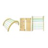 Greensen 7-in-1 Set Toddler Climbing Toys Indoor Baby Climbing Gym with Arch Ramp and Ladder for Toddlers 1 to 3 Year Old (Wood) view 2