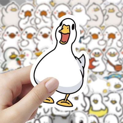 180 Adorable Duckling Stickers: Cartoon Fun Creative DIY Decorative Stickers for Phone Cases and Notebooks