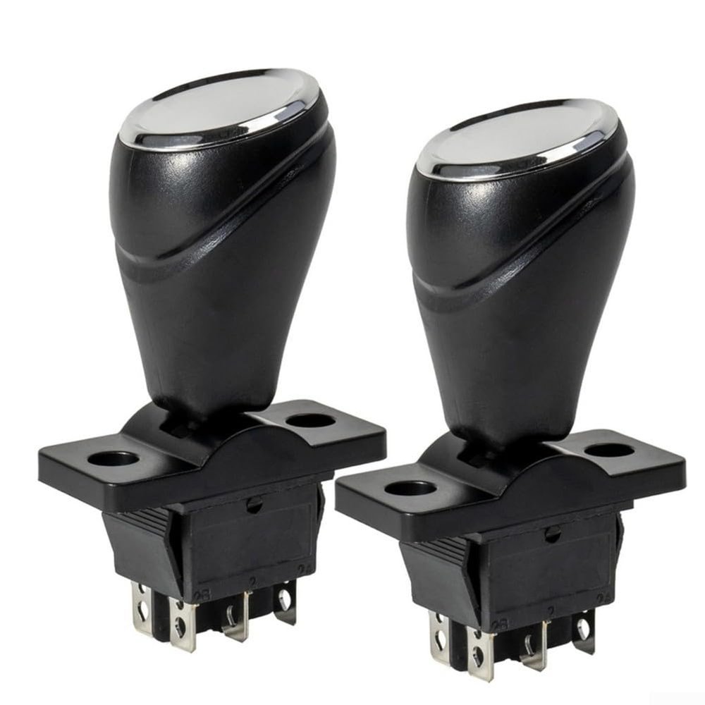 12V Rocker Switch for Kids Ride On Cars, Forward Reverse Toggle Switch with Automatic Reset for Bumper Cars, UL Certified 6V 12V 24V Joystick