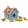 Jack Rabbit Creations Birdhouse Shape Sorter - Removable Roof - Age 18+ Mos view 1