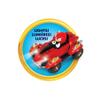 NKOK Sonic Racing: CrossWorlds Slot Car Race Track Set with Super Loop, Sonic & Knuckles 3.5 Cars, Turbo Boost Hand Controllers, Lap Counter, Light-Up Headlights, Approx. 18 ft Track view 3