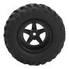 4Pcs 1.9in RC Wheel Rims Tires Set, RCler Wheel Rims Rubber Tires, Shock Absorption and, Enhanced Traction for 1/10 RC Crawler Car, Compatible view 3