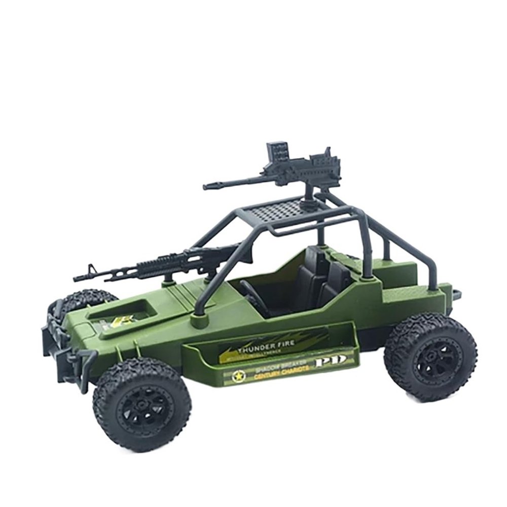 1/18 for Figure Scene Vehicle Paratrooper Assault Vehicle Fits 3.75 Inch Action Figure Souvenirs(Green)
