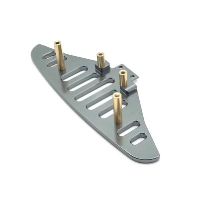 Rc Components For MJX 14301 14302 14303 1/14 Metal Upgrade Front Guard Bumper Remote Control Car Parts Accessories Replacement Repair Modification(Titanium)