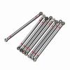 8Pcs Chassis Aluum y Rod for 1/10 Scale 313mm Wheelbase RC Crawler Car, RC Rod Accessory, Upgrade Metal Rods with 115mm/125mm/130mm Length, (Blue Black) view 4
