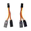 20Pcs Servo Extension Cable and Y Harness Splitter for RC Airplane Car Drone, Compatible with JR Futaba Spektrum (1.97nch /5.9-Inch) view 3
