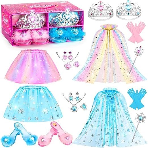 DISHIO Claw Machine for Kids Princess Dress Up Toys